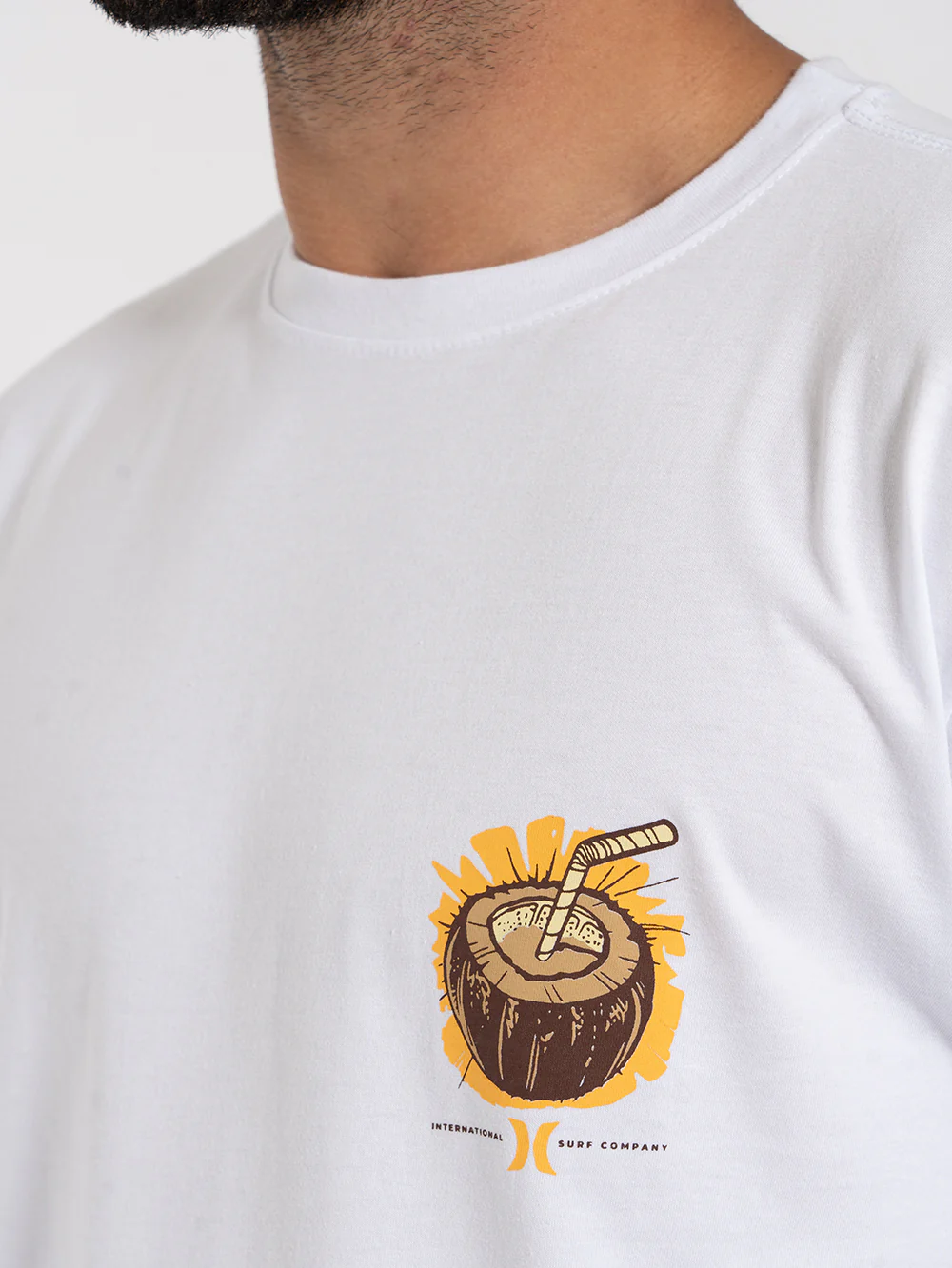Camiseta Manga Curta Hurley Coconut Branca - Image 3