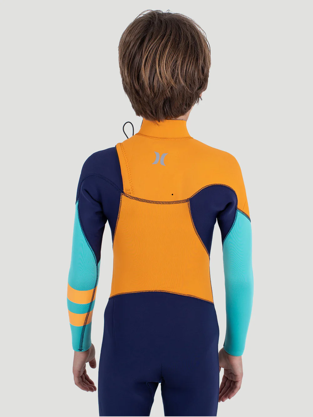 Long John Juvenil Hurley Advant 3/2mm SS Fullsuit Marinho - Image 4