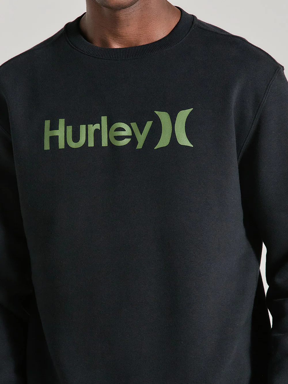 Moletom Careca Preto Felpado Hurley One&Only - Image 3